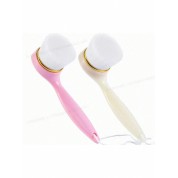 Long Handled White Jade Facial Cleaning Brush