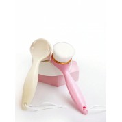 Long Handled White Jade Facial Cleaning Brush