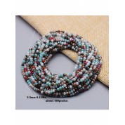 Versatile Multicolor Faceted Crystal Glass Beads