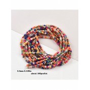 Versatile Multicolor Faceted Crystal Glass Beads