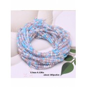 Versatile Multicolor Faceted Crystal Glass Beads