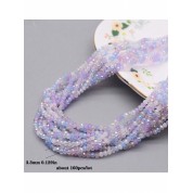 Versatile Multicolor Faceted Crystal Glass Beads