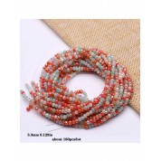 Versatile Multicolor Faceted Crystal Glass Beads