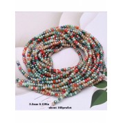 Versatile Multicolor Faceted Crystal Glass Beads