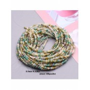 Versatile Multicolor Faceted Crystal Glass Beads