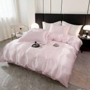 Elegant Jade Ice Silk Bedding Set