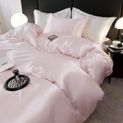 Elegant Jade Ice Silk Bedding Set