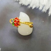 Exquisite Imitation Jade Gourd Pendants