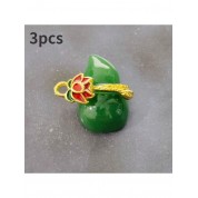 Exquisite Imitation Jade Gourd Pendants