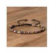 Minimalist Natural Stone Bead Bracelet