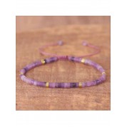 Minimalist Natural Stone Bead Bracelet