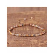 Minimalist Natural Stone Bead Bracelet