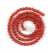 Red Series Natural Stone Beads For Diy Jewelry