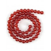 Red Series Natural Stone Beads For Diy Jewelry