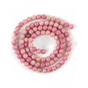 Red Series Natural Stone Beads For Diy Jewelry