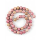 Red Series Natural Stone Beads For Diy Jewelry