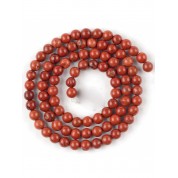 Red Series Natural Stone Beads For Diy Jewelry