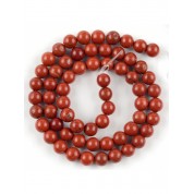 Red Series Natural Stone Beads For Diy Jewelry