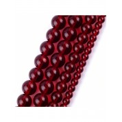 Red Series Natural Stone Beads For Diy Jewelry