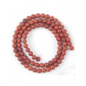 Red Series Natural Stone Beads For Diy Jewelry