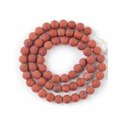 Red Series Natural Stone Beads For Diy Jewelry