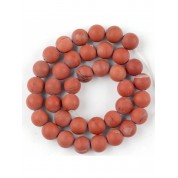 Red Series Natural Stone Beads For Diy Jewelry