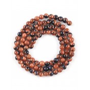 Red Series Natural Stone Beads For Diy Jewelry