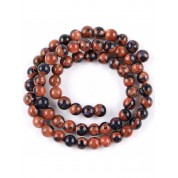 Red Series Natural Stone Beads For Diy Jewelry