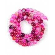 Red Series Natural Stone Beads For Diy Jewelry