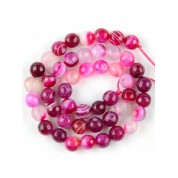 Red Series Natural Stone Beads For Diy Jewelry