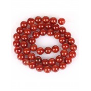 Red Series Natural Stone Beads For Diy Jewelry