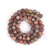 Red Series Natural Stone Beads For Diy Jewelry