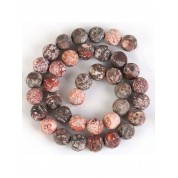 Red Series Natural Stone Beads For Diy Jewelry