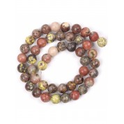 Red Series Natural Stone Beads For Diy Jewelry