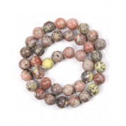 Red Series Natural Stone Beads For Diy Jewelry