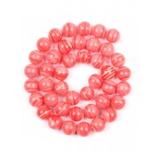 Red Series Natural Stone Beads For Diy Jewelry