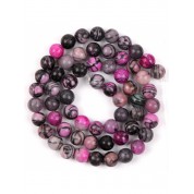 Red Series Natural Stone Beads For Diy Jewelry