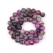 Red Series Natural Stone Beads For Diy Jewelry