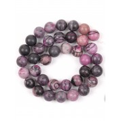 Red Series Natural Stone Beads For Diy Jewelry