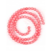 Red Series Natural Stone Beads For Diy Jewelry