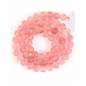 Red Series Natural Stone Beads For Diy Jewelry