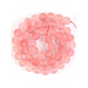 Red Series Natural Stone Beads For Diy Jewelry