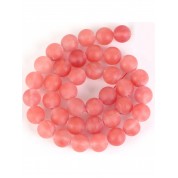 Red Series Natural Stone Beads For Diy Jewelry