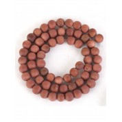 Red Series Natural Stone Beads For Diy Jewelry