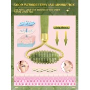 Facial Massage Roller & Guasha Board Set