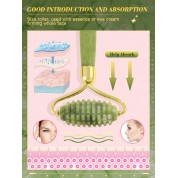 Facial Massage Roller & Guasha Board Set