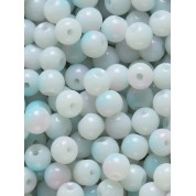 Versatile 8mm Double Color Glass Beads