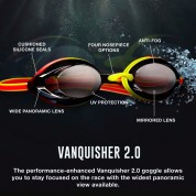 Unisex Adult Swim Goggles Mirrored Vanquisher 2.0