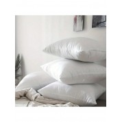 Jade White Brushed Pillow Core Bedding Set