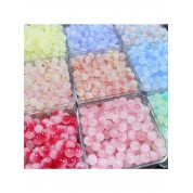 Versatile 8mm Gradient Glass Beads Set